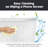59'' Fluted Freestanding Soaking Acrylic Bathtub