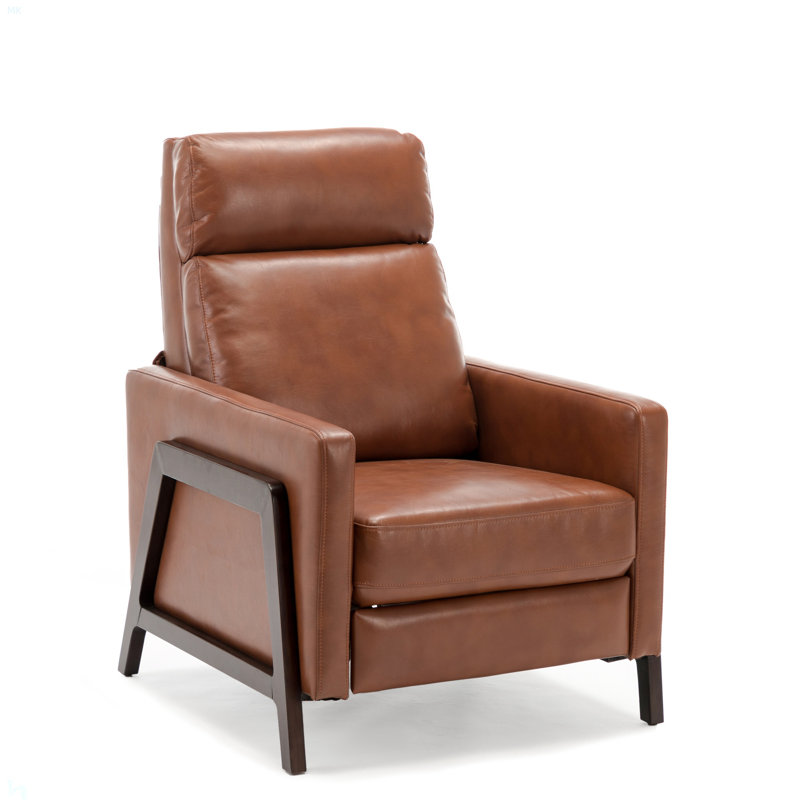 Fauteuil inclinable par pression Madeline - Caramel