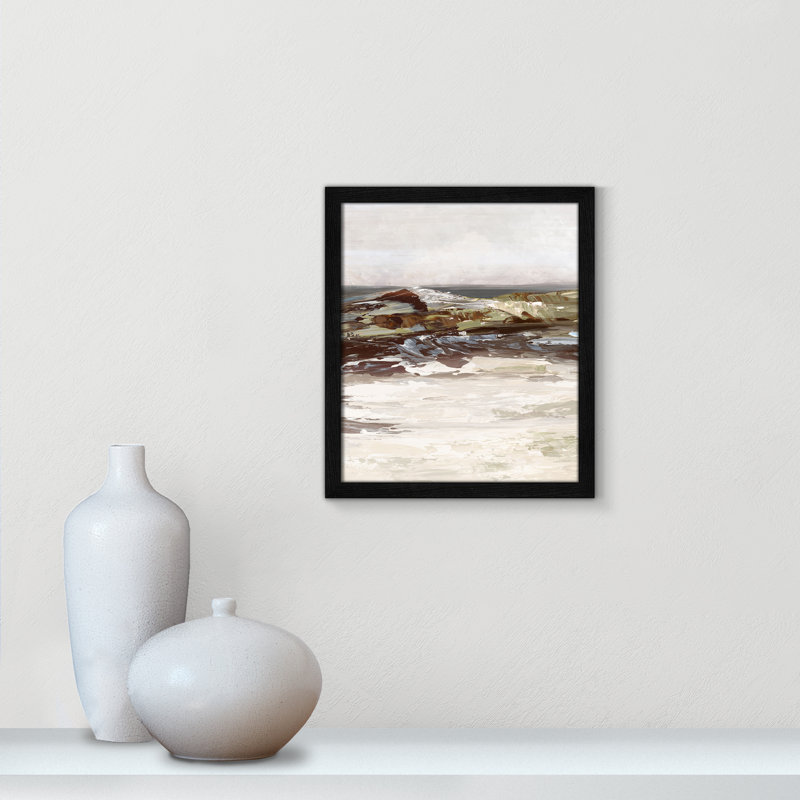«Stoney Peak Print» par Casa Fine Arts, Impression encadrée noire sans passe-partout, H 15 po x l 13 po x P 0,75 po