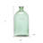 12" Green Bud Glass Table Vase