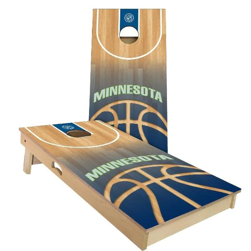Ensemble de planche de basketball à thème 2 'x 4' avec étui de transport, Minnesota