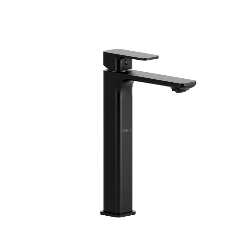 Robinet de lavabo haut à poignée simple Equinox, Noir