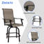 Chaise de patio pivotante avec coussin-379978798
