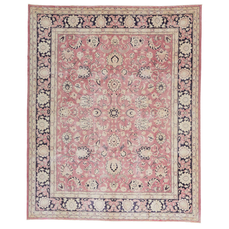 8x10 Red and Black Turkish Oushak Rug
