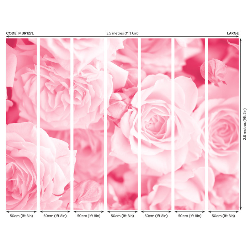 Speers Matte Wall Mural, 280cm L x 350cm W