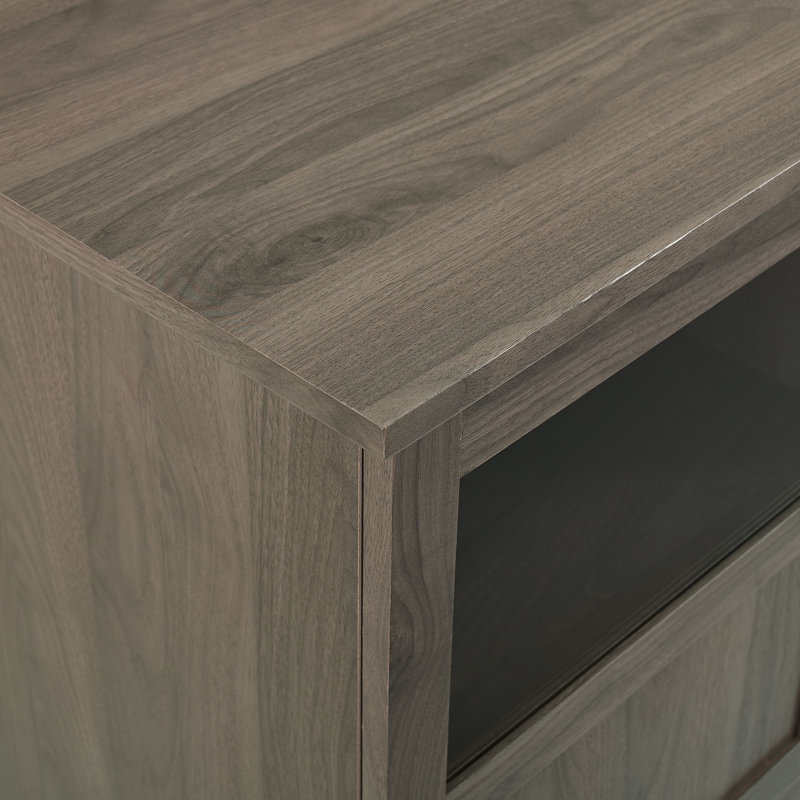 Arloh 70" 4-Door TV Stand for TVs up to 80", Slate Gray