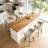25" Swivel Upholstered Counter Stool with Solid Rubberwood Frame &  Full Back Arms-1085620291