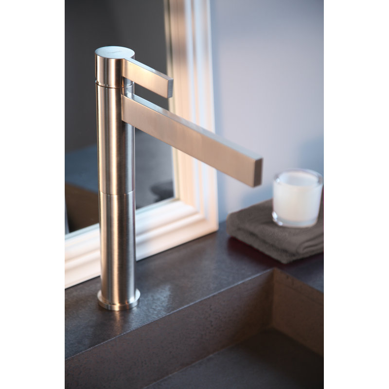 Sorrento Single Hole Bathroom Faucet, Matte White