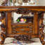 Retro High-end Carved Storage Dining Table-1149481979