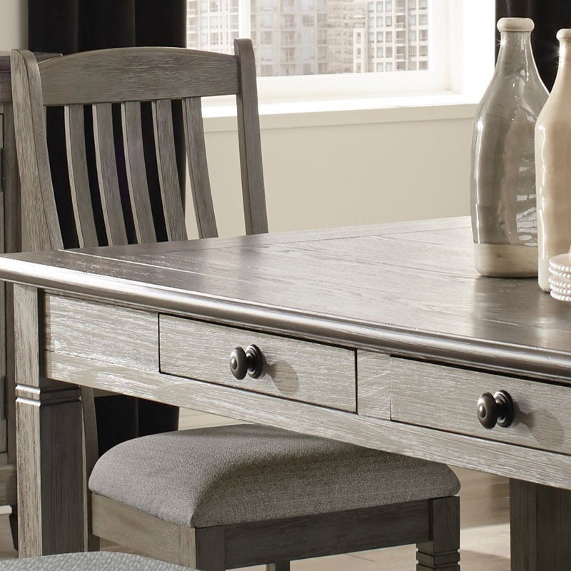 Casual Dining Two-Tone Finish Dining Table