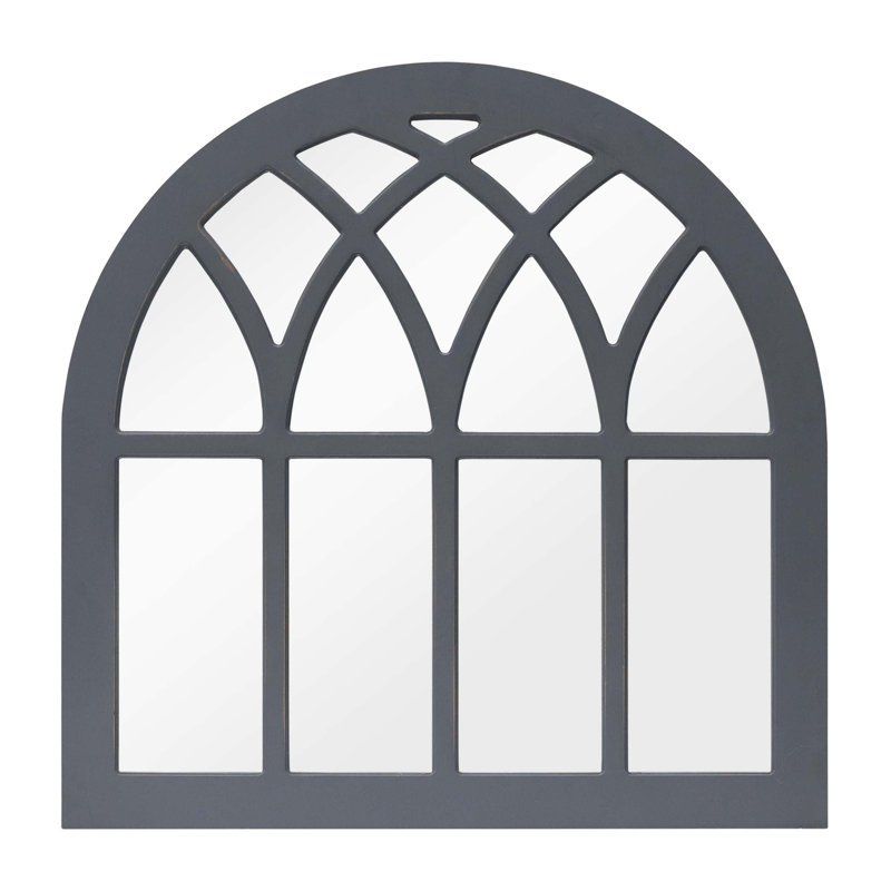 Darnella Flat Mirror, Gray