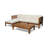 L Shape Sofa Set, Beige, Patio Set, Outdoor Sofa Set, Outdoor Patio Loveseat-491079508-491079510