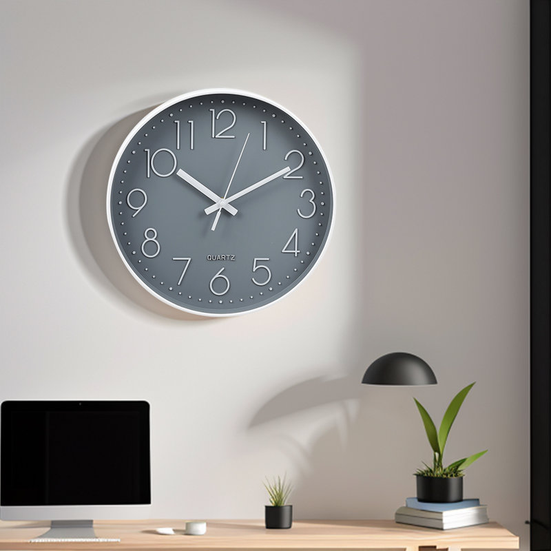 Navit Wall Clock, Grey