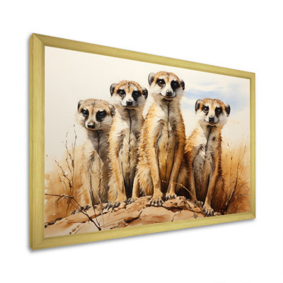 Impression sur toile, "Afrique suricate"