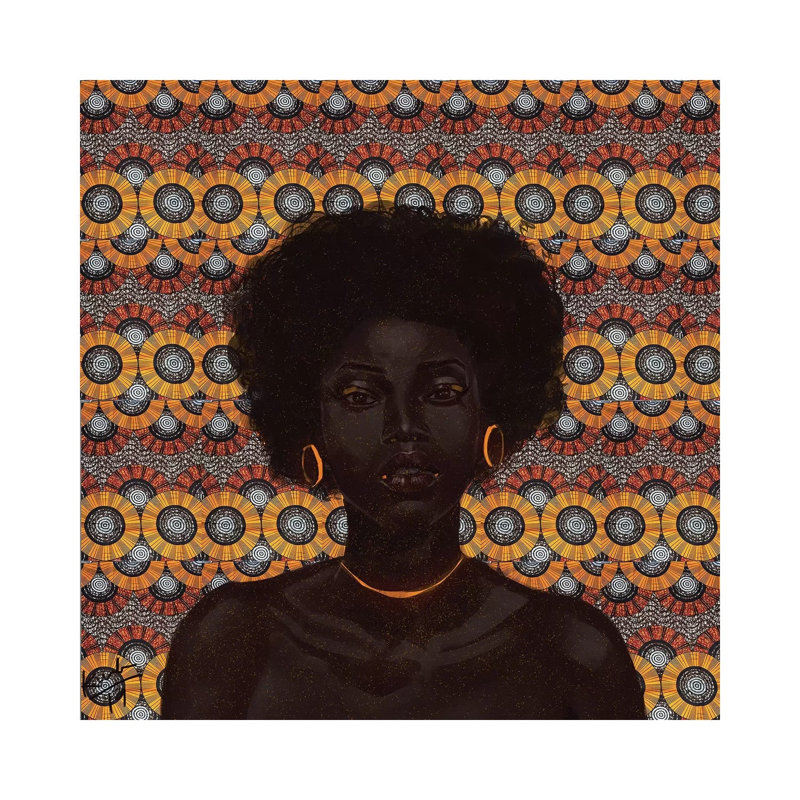 Gold II 1 Piece Wrapped Canvas Wall Art, 45.72 cm H x 45.72 cm W x 1.91 cm D