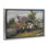  Toile flottante encadrée Patriotic Cottage Garden par Arlington Prints