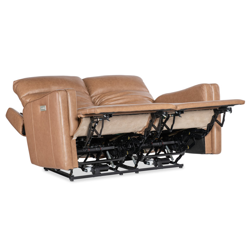 Twain Leather Loveseat