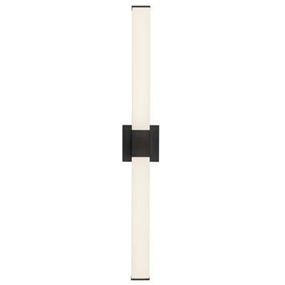 Vivi 36-in Black dimmable LED Wall Sconce