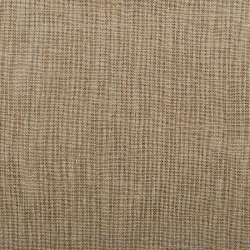 Burton Solid Linen Fabric, Silver