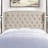 Fabric Upholstered Bed,Tufted Headboard Adjustable Height Bed Frame-2004121567-2004121575