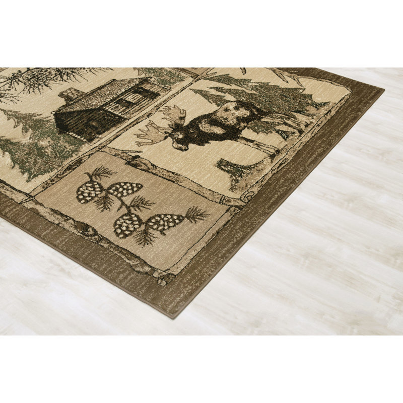 Animal Print Rug, Rectangle 5' x 7'