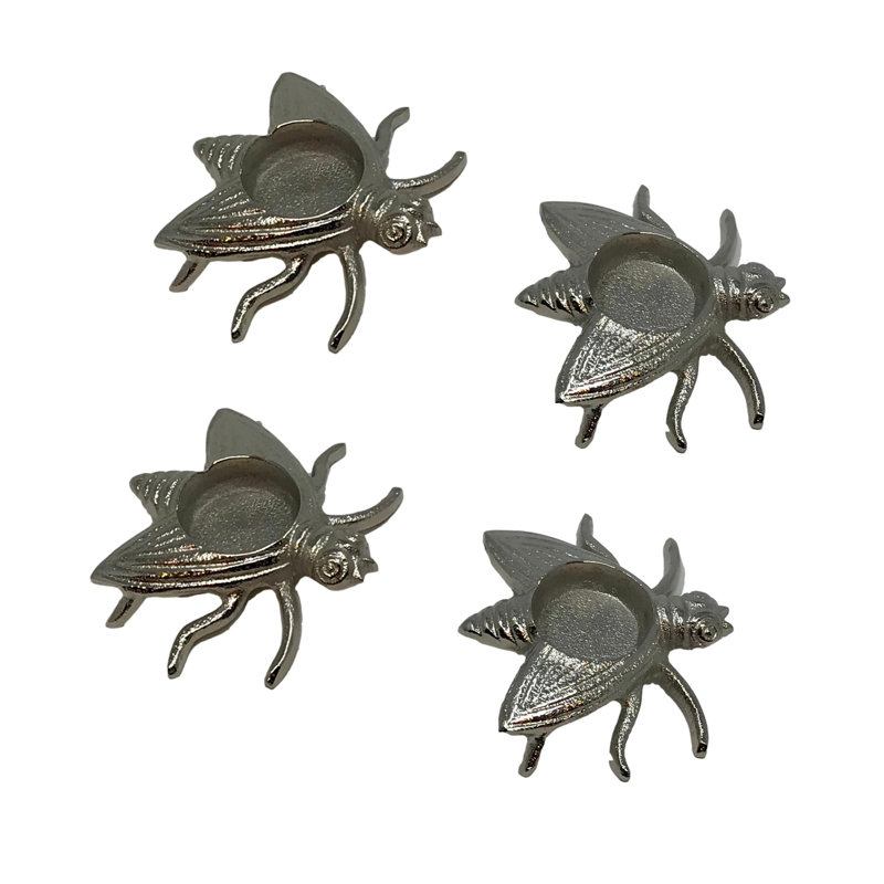 Set of 4 Bee Tea Light Holder
