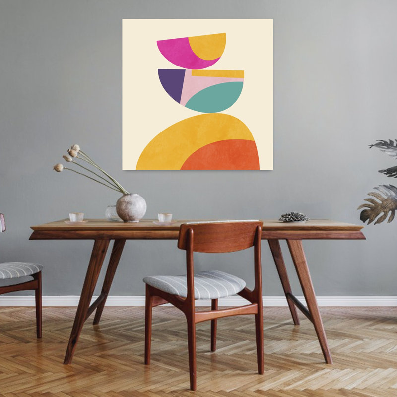 Art contemporain, art contemporain abstrait, H 32 po x l 32 po