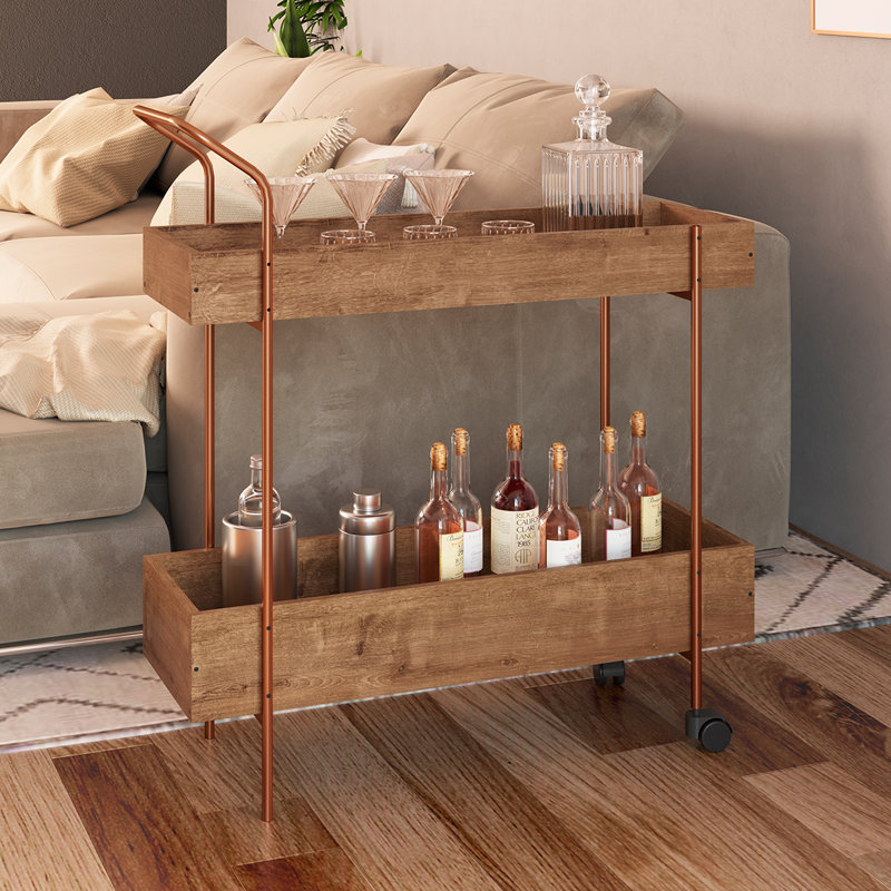 Genera Metal Bar Cart