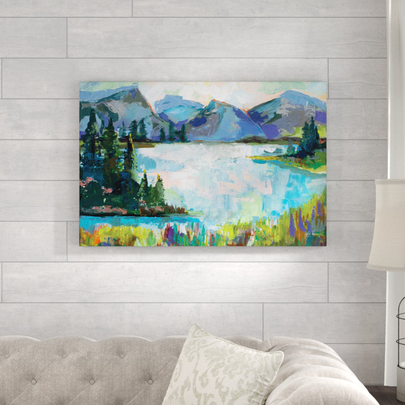 «Up North» par Jeanette Vertentes - reproduction d'art sur toile, H 24 po x l 36 po