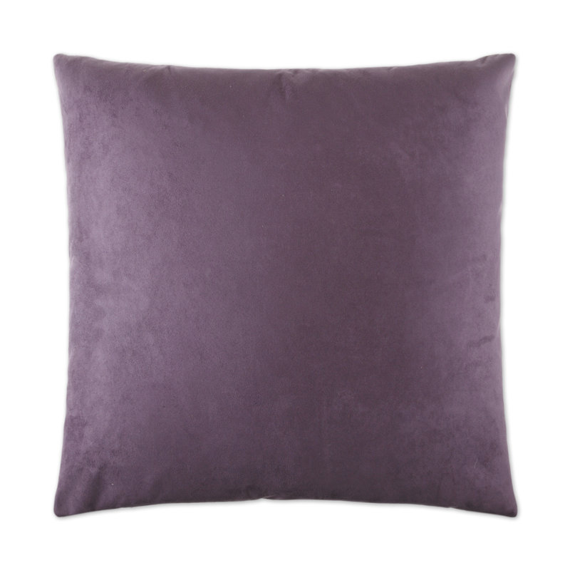 Passion Suede Feather Reversible Throw Pillow, Square 24", Orchid