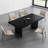 Faux Marble Top Dining Table-98606782