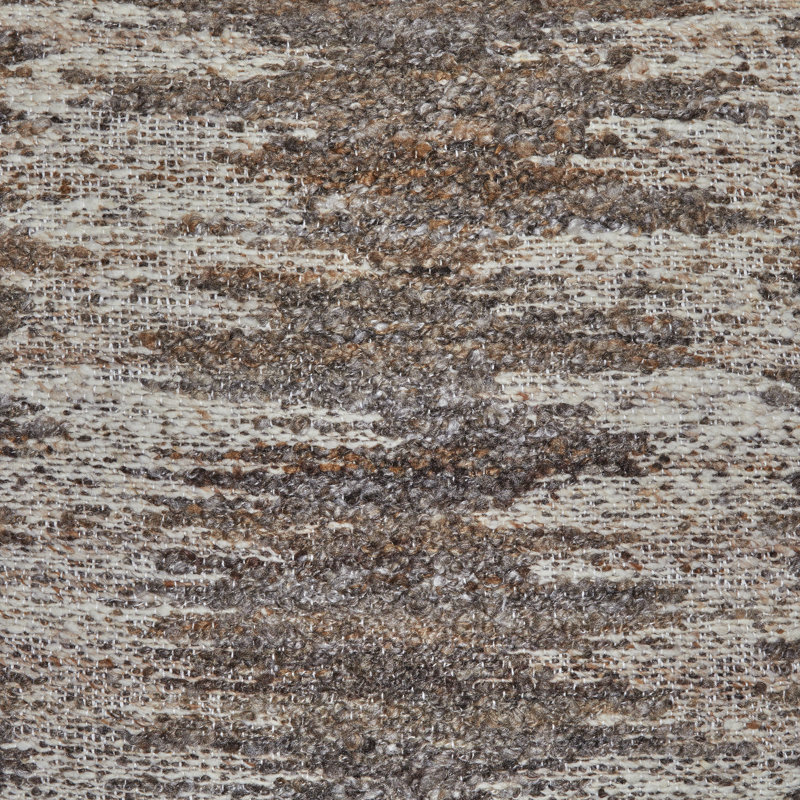 Nealton 22" Brown Wool Blend Boho Accent Pillow