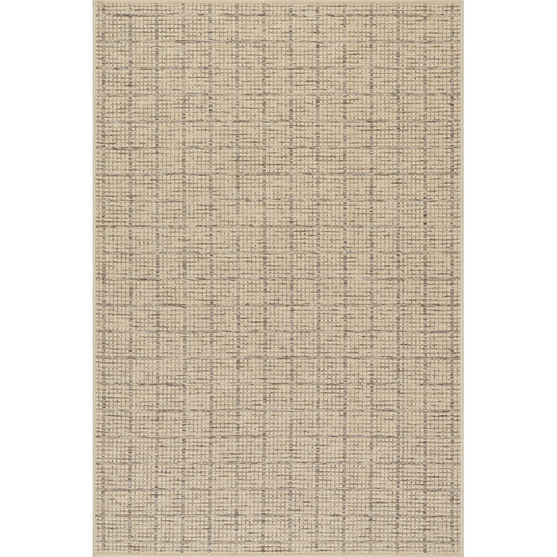 Tapis à carreaux moderne Nuloom Sylvara, Rectangle 4pi x 6 pi