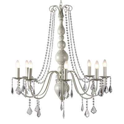 Cogburn 8 - Light Candle Style Chandelier