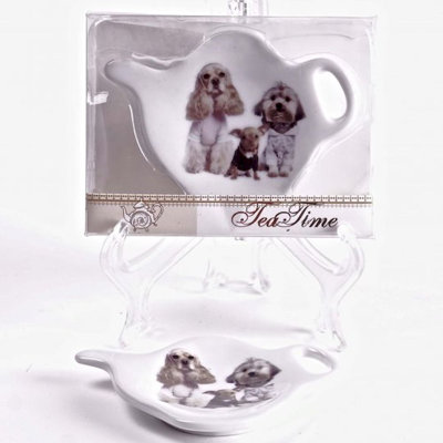 Wildon Home® Naliana Porcelain China Tea Bag Plate