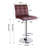 Ludly 32.5" Adjustable Spin Bar Stool-877580774