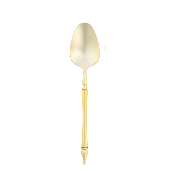 Muchuan Flatware Plastic Gold Tea Spoons