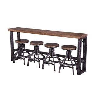 VASAGLE Bar Table, Narrow Long Bar Table, Kitchen Dining Table, High Pub  Table