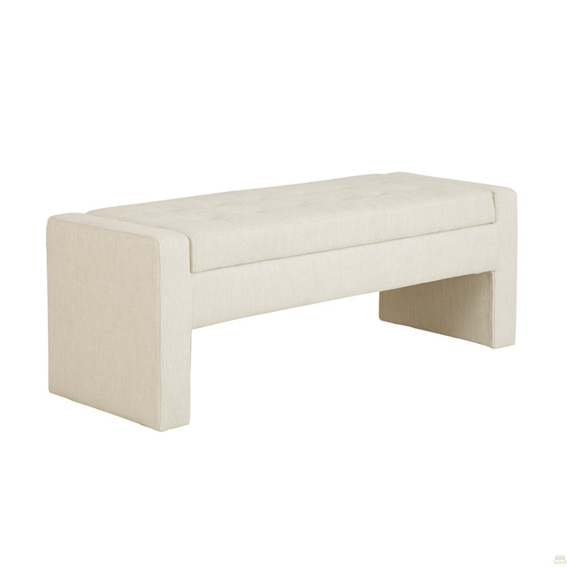 Banc de rangement à fermeture douce