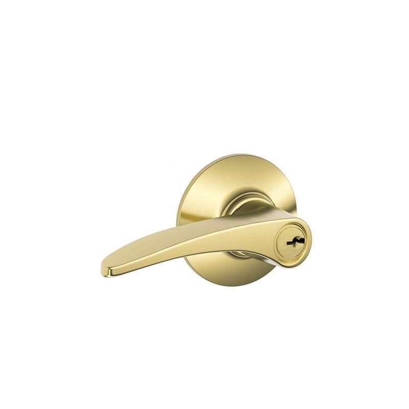 Manhattan Lever Keyed Entry Lock, Satin Chrome, Keyed Alike, Yes