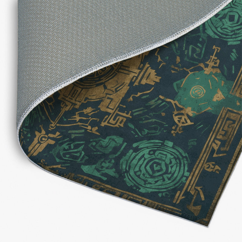 Ruins Of Valor Indoor And Outdoor Area Rug, Rectangle 5' x 7'