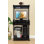 Microwave Cart Coffee Station Computer Cart On Locking Castors Hutch Gliding Shelf