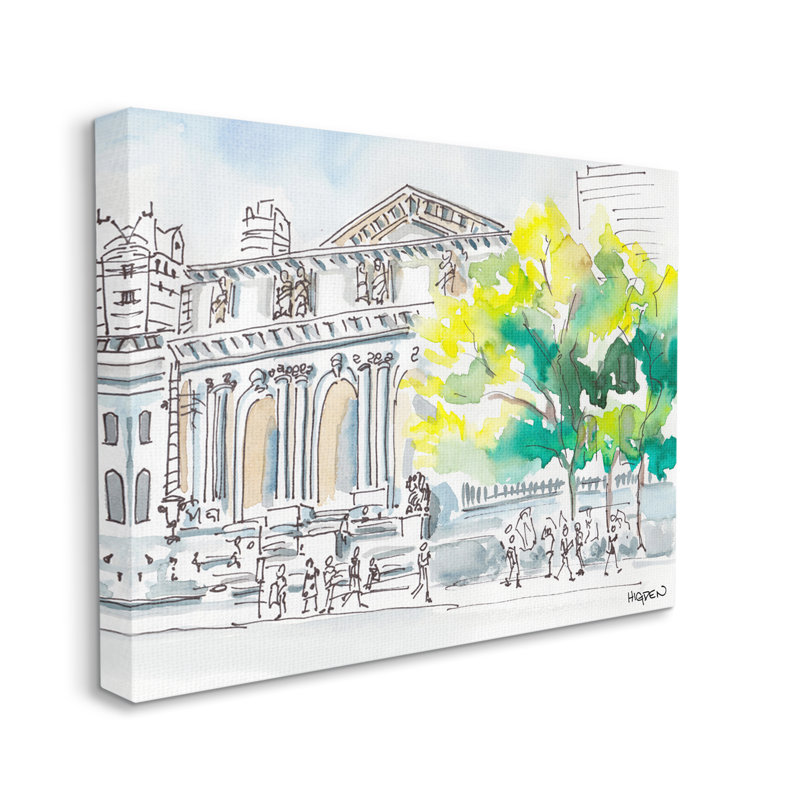 « AC-443 », impression urbaine urbaine urbaine par Markden-impression, Toile tendue, H 24 po x l 30 po x 1,5 po