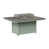 Hammered Top Stainless with Seafoam Base selected