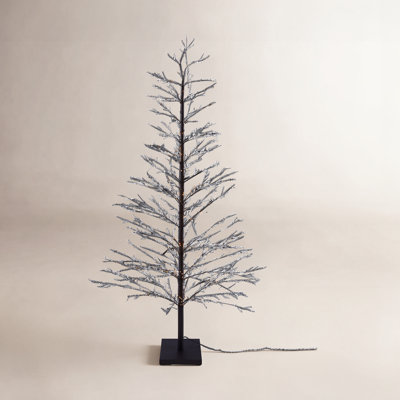 Black Birch Tree with LED Lights