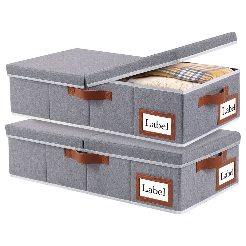 Rebrilliant Fabric Underbed Storage, Grey