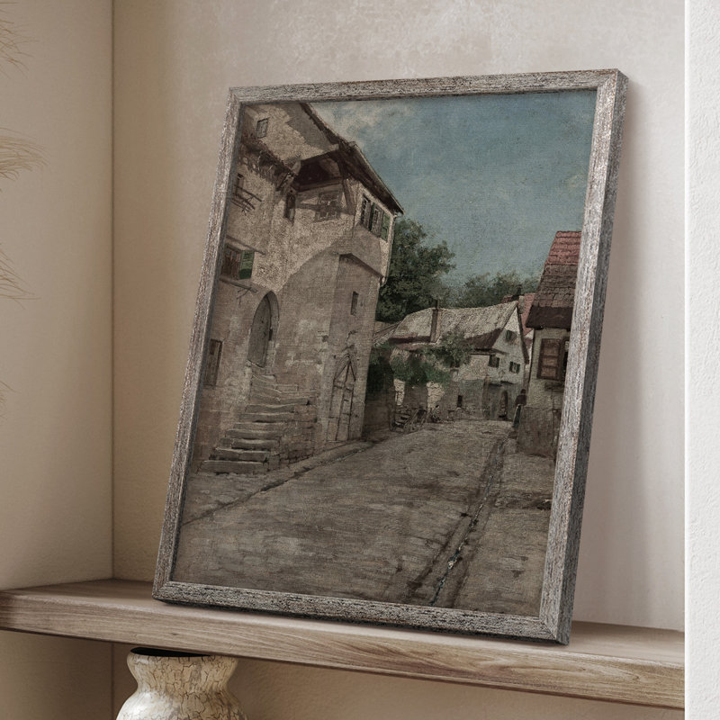 Vintage Landscape CXCII Framed Print - Solid Wood