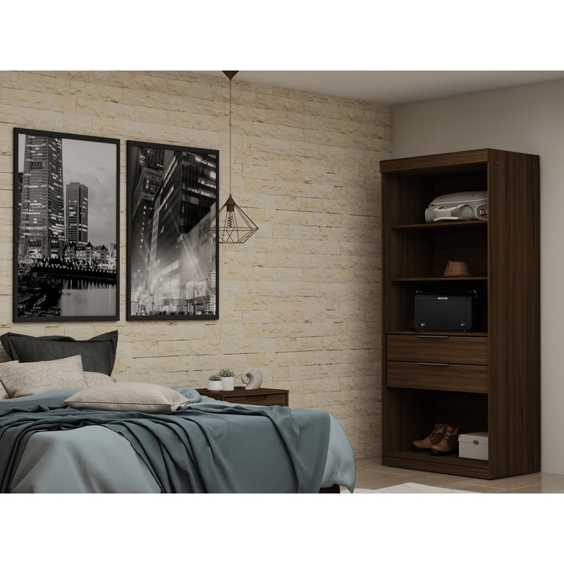 Armoire-penderie 36 po Mulberry, Châtaigne