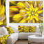 «Massive Yellow Fractal Flower», impression sur toile tendue-20864467