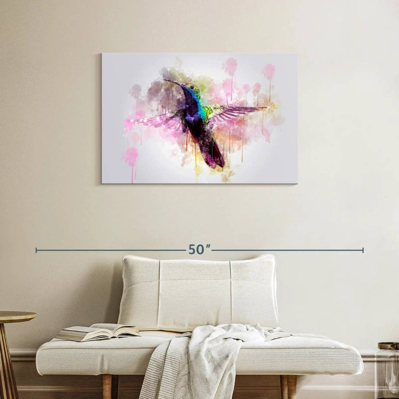 Hummingbird Coloured, H 24 po x l 36 po